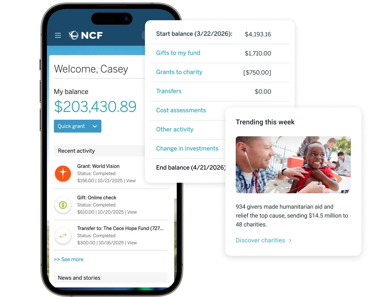 NCF mobile app