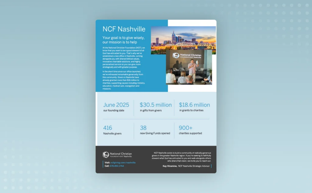 NCF Nashville Local Impact Report